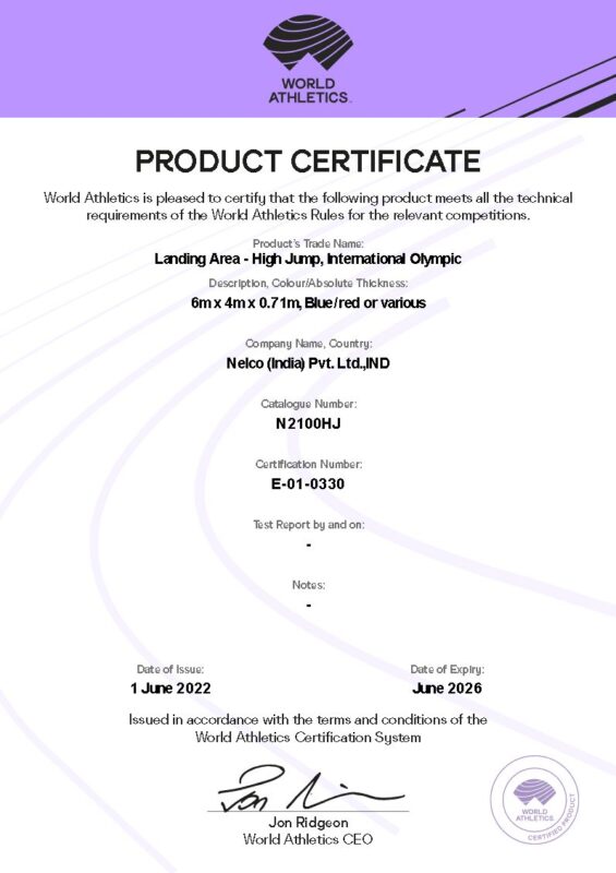 2022 0607 LandAreaHJ IntOlympic E-01-0330 N2100HJ Certificate Nelco_1